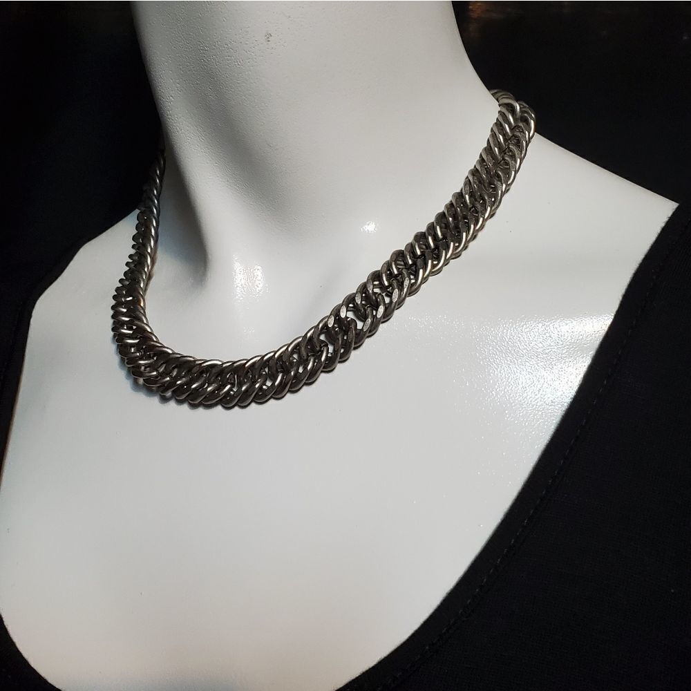 American Eagle Outfitters Silver Tone Chain Necklace